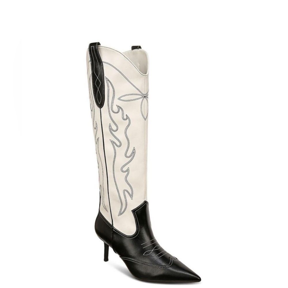NWOT INC Hayleigh Heeled Cowboy Boots Size 9.5 - Picture 3 of 5